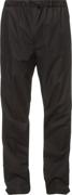 Svart VAUDE Fluid Rain Pants II-regnbukse til herre